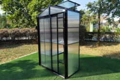 OUTFLEXX Gewächshaus, Schwarz, Alu/Polycarbonat, 111x61x175cm, Pulverbeschichtet -Ausgewählte Geschäfte Für Garten- Und Outdoor-Produkte 22273 7.jpg