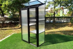 OUTFLEXX Gewächshaus, Schwarz, Alu/Polycarbonat, 91x51x168cm, Pulverbeschichtet -Ausgewählte Geschäfte Für Garten- Und Outdoor-Produkte 22274 6.jpg