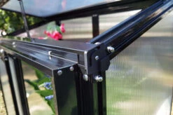 OUTFLEXX Gewächshaus, Schwarz, Alu/Polycarbonat, 91x51x168cm, Pulverbeschichtet -Ausgewählte Geschäfte Für Garten- Und Outdoor-Produkte 22274 9.jpg