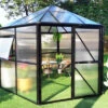 OUTFLEXX Gewächshaus, Schwarz, Alu/Polycarbonat, 309x355x272cm, Pulverbeschichtet -Ausgewählte Geschäfte Für Garten- Und Outdoor-Produkte 22275 1.jpg