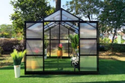 OUTFLEXX Gewächshaus, Schwarz, Alu/Polycarbonat, 311x250x228cm, Pulverbeschichtet -Ausgewählte Geschäfte Für Garten- Und Outdoor-Produkte 22278 3.jpg
