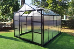 OUTFLEXX Gewächshaus, Schwarz, Alu/Polycarbonat, 311x250x228cm, Pulverbeschichtet -Ausgewählte Geschäfte Für Garten- Und Outdoor-Produkte 22278 7.jpg