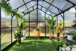 OUTFLEXX Gewächshaus, Schwarz, Alu/Polycarbonat, 372x250x228cm, Pulverbeschichtet -Ausgewählte Geschäfte Für Garten- Und Outdoor-Produkte 22279 10.jpg