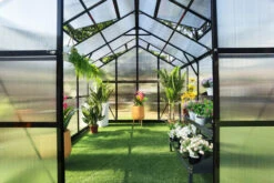 OUTFLEXX Gewächshaus, Schwarz, Alu/Polycarbonat, 372x250x228cm, Pulverbeschichtet -Ausgewählte Geschäfte Für Garten- Und Outdoor-Produkte 22279 11.jpg