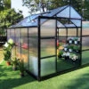 OUTFLEXX Gewächshaus, Schwarz, Alu/Polycarbonat, 433x250x228cm, Pulverbeschichtet -Ausgewählte Geschäfte Für Garten- Und Outdoor-Produkte 22280 1.jpg