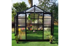 OUTFLEXX Gewächshaus, Schwarz, Alu/Polycarbonat, 381x377x250cm, Pulverbeschichtet -Ausgewählte Geschäfte Für Garten- Und Outdoor-Produkte 22282 3.jpg