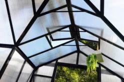 OUTFLEXX Gewächshaus, Schwarz, Alu/Polycarbonat, 381x377x250cm, Pulverbeschichtet -Ausgewählte Geschäfte Für Garten- Und Outdoor-Produkte 22282 7.jpg