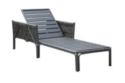 OUTFLEXX Mermaid Liege, Anthrazit, Aluminium/XL Geflecht, 203x75x56 Cm, Inkl. Polster -Ausgewählte Geschäfte Für Garten- Und Outdoor-Produkte 22302 3.jpg