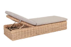 OUTFLEXX Sunlounger, Natur Meliert/sand, Polyrattan, 216x76x47 Cm, Rückenlehne Verstellbar -Ausgewählte Geschäfte Für Garten- Und Outdoor-Produkte 22361 6.jpg
