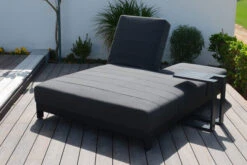 OUTFLEXX Doppelliegen, Anthrazit/sooty, Alu/Sunbrella, 203x143x40/100, Höhenverstellbare Rückenlehne -Ausgewählte Geschäfte Für Garten- Und Outdoor-Produkte 22411 3.jpg