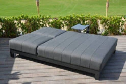 OUTFLEXX Doppelliegen, Anthrazit/sooty, Alu/Sunbrella, 203x143x40/100, Höhenverstellbare Rückenlehne -Ausgewählte Geschäfte Für Garten- Und Outdoor-Produkte 22411 4.jpg