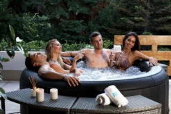 MSPA Premium Super Camaro Whirlpool, Schwarz/silber, PVC-Kunstleder, Ø204x70 Cm / 930L, Inkl. Fernbedienung, Für Bis Zu 6 Personen -Ausgewählte Geschäfte Für Garten- Und Outdoor-Produkte 22479 05.jpg