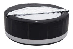 MSPA Premium Super Camaro Whirlpool, Schwarz/silber, PVC-Kunstleder, Ø204x70 Cm / 930L, Inkl. Fernbedienung, Für Bis Zu 6 Personen -Ausgewählte Geschäfte Für Garten- Und Outdoor-Produkte 22479 06.jpg