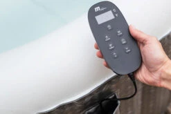 MSPA Comfort Bubble Spa Series Whirlpool, Grau/weiß, Rhino-Tech, Ø204x70 Cm / 930L, Rattanoptik, Inkl. Fernbedienung, Für Bis Zu 6 Personen -Ausgewählte Geschäfte Für Garten- Und Outdoor-Produkte 22481 09.jpg