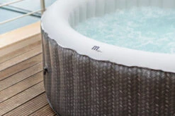 MSPA Comfort Bubble Spa Series Whirlpool, Grau/weiß, Rhino-Tech, Ø204x70 Cm / 930L, Rattanoptik, Inkl. Fernbedienung, Für Bis Zu 6 Personen -Ausgewählte Geschäfte Für Garten- Und Outdoor-Produkte 22481 10.jpg