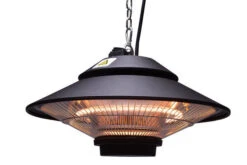 OUTTECH Heizstrahler, Schwarz, Aluminium, 42,5x42,5x25cm, Wassergeschützt, Inkl. Fernbedienung -Ausgewählte Geschäfte Für Garten- Und Outdoor-Produkte 22856 6.jpg