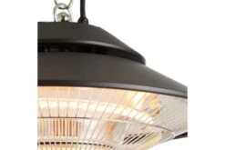 OUTTECH Heizstrahler, Schwarz, Aluminium, 42,5x42,5x25cm, Wassergeschützt, Inkl. Fernbedienung -Ausgewählte Geschäfte Für Garten- Und Outdoor-Produkte 22856 7.jpg