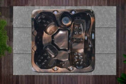 OUTTECH Osiris Whirlpool, Kupfer/braun, 190x190x78cm / 1200 L, 3 Pers., LED Light, LCD Balboa Anzeige -Ausgewählte Geschäfte Für Garten- Und Outdoor-Produkte 23339 3.jpg