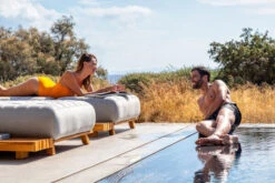 OUTFLEXX Icon Loungeliege, Lead Chine, Alu/Teak/Sunbrella, 213 X 89 X 41 Cm, Inkl. Verstellbarer Rückenlehne -Ausgewählte Geschäfte Für Garten- Und Outdoor-Produkte 23437 6.jpg