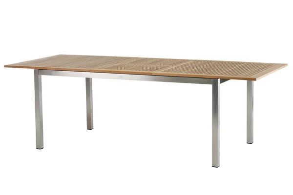 Ausziehtisch Roma Aus Edelstahl/Teak Von Diamond Garden, Ca. 180/240x100 Cm 4 Ausziehtisch Roma Aus Edelstahl/Teak Von Diamond Garden, Ca. 180/240x100 Cm – Bild 2