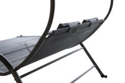 OUTFLEXX Doppelliege, Anthrazit, Polyester/Stahl Pulverbeschichtet, 205x138x34cm, Inkl. Nackenkissen, Rollbar -Ausgewählte Geschäfte Für Garten- Und Outdoor-Produkte 2 16102.jpg