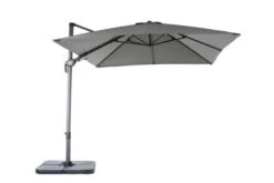 OUTFLEXX Ampelschirm, Anthrazit, Pulverbesch. Aluminium, 300x300 Cm, Inkl. Plattenständer, Twist-Funktion -Ausgewählte Geschäfte Für Garten- Und Outdoor-Produkte 2 16109.jpg