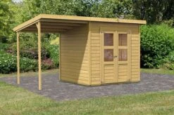 KARIBU Gartenhaus Merseburg, Fichtenholz 14 Mm, Naturbelassen, Mit Pultdach -Ausgewählte Geschäfte Für Garten- Und Outdoor-Produkte 2 17839 7.jpg