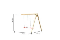 KARIBU Lotti Spielturm, Naturbelassen, Nordische Fichte, 107x107x291cm, Mit Doppelschaukel -Ausgewählte Geschäfte Für Garten- Und Outdoor-Produkte 30399 2 05.jpg