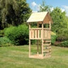 KARIBU Lotti Spielturm, Naturbelassen, Nordische Fichte, 107x107x291cm, Mit Kletterwand ECO -Ausgewählte Geschäfte Für Garten- Und Outdoor-Produkte 30401 2 01.jpg