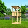KARIBU Anna Spielturm, Naturbelassen, Nordische Fichte, 107x107x270cm -Ausgewählte Geschäfte Für Garten- Und Outdoor-Produkte 30404 01.jpg