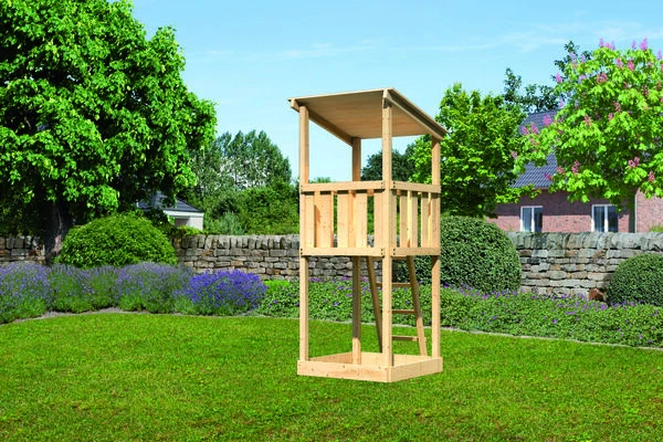 KARIBU Anna Spielturm, Naturbelassen, Nordische Fichte, 107x107x270cm 3 KARIBU Anna Spielturm, Naturbelassen, Nordische Fichte, 107x107x270cm