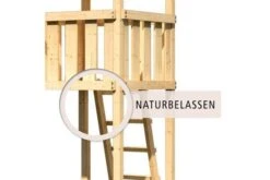 KARIBU Anna Turm, Naturbelassen, Nordische Fichte, 415x264x270cm, Mit Rutsche Rot,Doppelschaukel Und Gerüst -Ausgewählte Geschäfte Für Garten- Und Outdoor-Produkte 30407 10 07.jpg