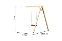 KARIBU Danny Turm, Naturbelassen, Fichte, 347x264x291cm, Mit Doppelschaukel -Ausgewählte Geschäfte Für Garten- Und Outdoor-Produkte 30410 1 04.jpg