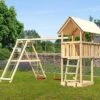 KARIBU Danny Turm, Naturbelassen, Fichte, 415x264x291cm, Mit Gerüst Und Doppelschaukel -Ausgewählte Geschäfte Für Garten- Und Outdoor-Produkte 30410 3 01.jpg