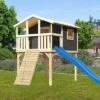 KARIBU Benjamin Stelzenhaus, Terragrau, Nordische Fichte, 198x244x309cm, Mit Rutsche Blau Und Holzrampe 1 KARIBU Benjamin Stelzenhaus, Terragrau, Nordische Fichte, 198x244x309cm, Mit Rutsche Blau Und Holzrampe -Ausgewählte Geschäfte Für Garten- Und Outdoor-Produkte 30416 13 01.jpg