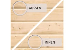 KARIBU Gartenhaus Kastorf 6, Naturbelassen, Fichtenholz 28mm, 305 X 274 X 222 Cm, Flachdach, Inkl. Oberlicht -Ausgewählte Geschäfte Für Garten- Und Outdoor-Produkte 30463 1 04.jpg