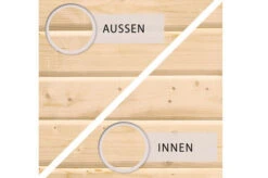 KARIBU Gartenhaus Kastorf 6, Naturbelassen, Fichtenholz 28mm, 612 X 274 X 222 Cm, Flachdach, Anbau 3,2m -Ausgewählte Geschäfte Für Garten- Und Outdoor-Produkte 30467 1 04.jpg