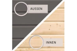 KARIBU Gartenhaus Kastorf6 , Terragrau, Fichtenholz 28mm, 612 X 274 X 222 Cm, Flachdach, Anbau 3,2m Mit Rück- Und Seitenwand -Ausgewählte Geschäfte Für Garten- Und Outdoor-Produkte 30469 2 04.jpg