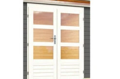 KARIBU Gartenhaus Kastorf 7, Terragrau, Fichtenholz 28mm, 702 X 244 X 222 Cm, Flachdach, Anbau 3,2m Mit Rück- Und Seitenwand -Ausgewählte Geschäfte Für Garten- Und Outdoor-Produkte 30469 4 02.jpg