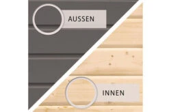 KARIBU Gartenhaus Kastorf 7, Terragrau, Fichtenholz 28mm, 702 X 244 X 222 Cm, Flachdach, Anbau 3,2m Mit Rück- Und Seitenwand -Ausgewählte Geschäfte Für Garten- Und Outdoor-Produkte 30469 4 04.jpg