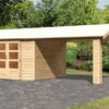 KARIBU Gartenhaus Theres 7, Naturbelassen, Fichtenholz 28mm, 648 X 304 X 250 Cm, Satteldach, Inkl. Dachausbauelement 2 KARIBU Gartenhaus Theres 7, Naturbelassen, Fichtenholz 28mm, 648 X 304 X 250 Cm, Satteldach, Inkl. Dachausbauelement -Ausgewählte Geschäfte Für Garten- Und Outdoor-Produkte 30471 3 01.jpg