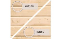 KARIBU Gartenhaus Theres 3, Naturbelassen, Fichtenholz 28mm, 767 X 240 X 242 Cm, Satteldach, 2 Dachausbauelemente -Ausgewählte Geschäfte Für Garten- Und Outdoor-Produkte 30472 1 04.jpg