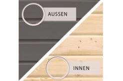 KARIBU Gartenhaus Radeburg 1, Terragrau, Fichtenholz 40mm, 664 X 309 X 229,5 Cm, Pultdach, Anbau 3,3m -Ausgewählte Geschäfte Für Garten- Und Outdoor-Produkte 30474 2 04.jpg