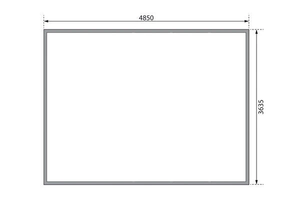 KARIBU Gartenhaus Radeburg 4, Naturbelassen, Fichtenholz 40mm, 528 X 368 X 231 Cm, Flachdach, Inkl. 2 Drehkippfenster 10 KARIBU Gartenhaus Radeburg 4, Naturbelassen, Fichtenholz 40mm, 528 X 368 X 231 Cm, Flachdach, Inkl. 2 Drehkippfenster – Bild 8