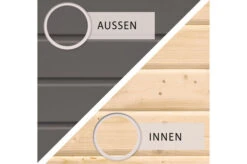 KARIBU Gartenhaus Askola 6, Terragrau, Fichtenholz 19mm, 591,5 X 306 X 216 Cm, Flachdach, Seitlicher Anbau 2,8m -Ausgewählte Geschäfte Für Garten- Und Outdoor-Produkte 30539 4 04.jpg