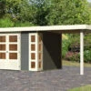 KARIBU Gartenhaus Kerko 5, Terragrau, Fichtenholz 19mm, 554 X 246 X 210 Cm, Flachdach, Anbau 2,4m -Ausgewählte Geschäfte Für Garten- Und Outdoor-Produkte 30543 2 01.jpg