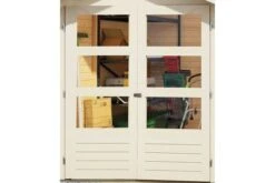 KARIBU Gartenhaus Kerko 3, Terragrau, Fichtenholz 19mm, 528,5 X 217 X 211 Cm, Flachdach, Anbau 2,8m Mit Rückwand -Ausgewählte Geschäfte Für Garten- Und Outdoor-Produkte 30547 2 02.jpg