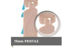 KARIBU Gartenhaus Kerko 4, Terragrau, Fichtenholz 19mm, 609 X 217 X 211 Cm, Flachdach, Anbau 2,8m Mit Rückwand -Ausgewählte Geschäfte Für Garten- Und Outdoor-Produkte 30547 4 08.jpg