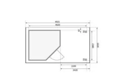 KARIBU Gartenhaus Schwandorf 5, Terragrau, Fichtenholz 19mm, 493 X 246 X 218 Cm, Flachdach, Anbau 2,4m Mit Rückwand 17 KARIBU Gartenhaus Schwandorf 5, Terragrau, Fichtenholz 19mm, 493 X 246 X 218 Cm, Flachdach, Anbau 2,4m Mit Rückwand -Ausgewählte Geschäfte Für Garten- Und Outdoor-Produkte 30549 4 06.jpg