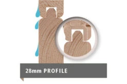 KARIBU Gartenhaus Kandern 7, Terragrau, Fichtenholz 28mm, 702 X 244 X 222 Cm, Pultdach, Anbau 3,2m Mit Rückwand -Ausgewählte Geschäfte Für Garten- Und Outdoor-Produkte 30559 4 09.jpg